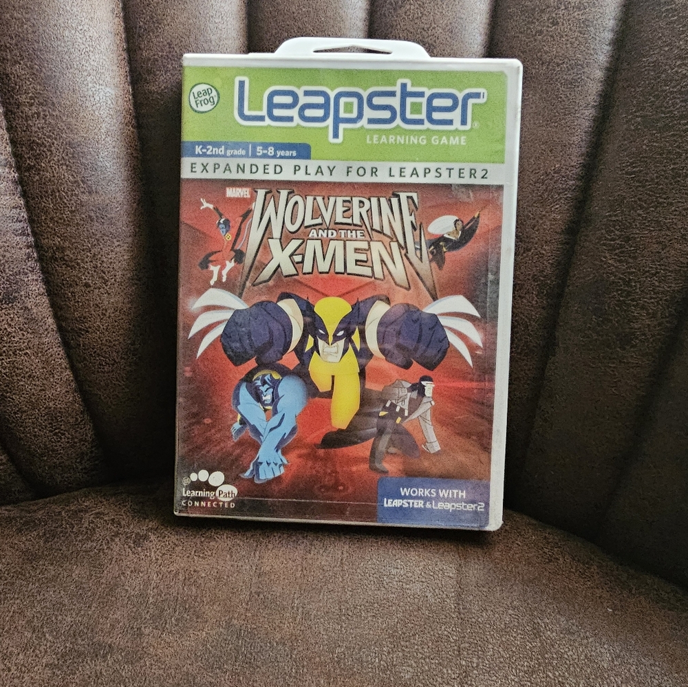 LeapFrog Leapster Learning Game: Wolverine and the X-Men. Boys&Girls 5-8. New